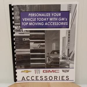 GMC Accessories Book Auto Accessory Spiral 2023 Softcover